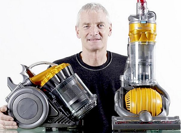 Sir James Dyson and his cyclonic vacuum cleaners