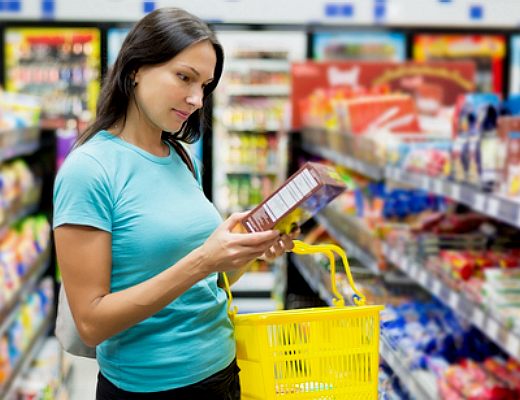 Shoppers read labels and purchase eco friendly products