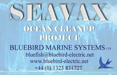 SeaVax ocean cleanup project business cards