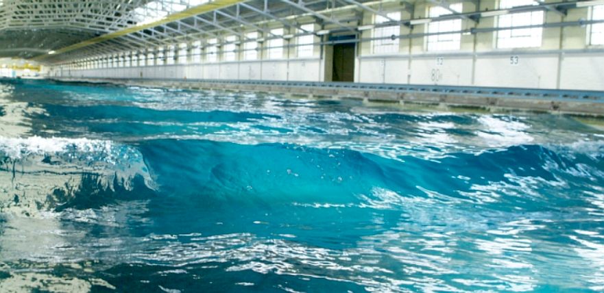 Qinetiq's test tank at Haslar