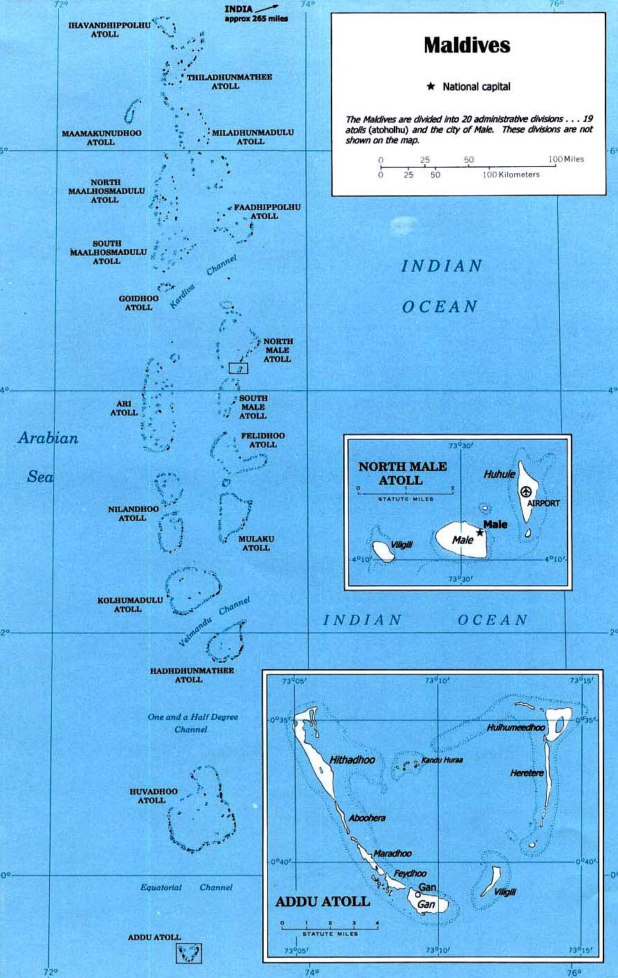 indian ocean islands map