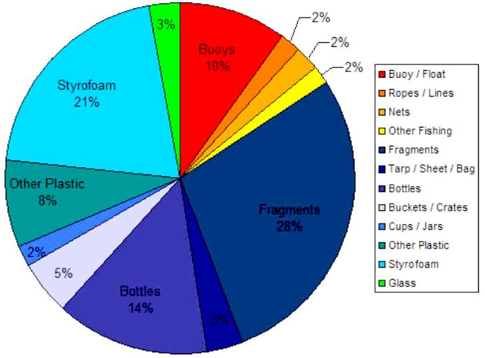 Ocean Plastic Pollution Chart