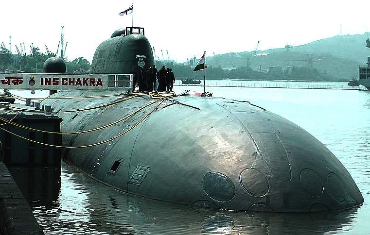 Indian Navy nuclear submarine INS Chakra