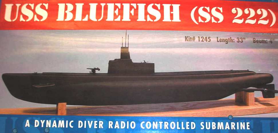 USS BLUEFISH 2ND WORLD WAR SUBMARINE SS 222